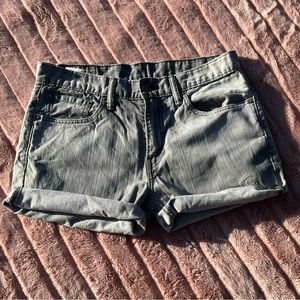 Levi’s 511 Cutoffs in Washed Grey Size 32 W - Fits like Size 8